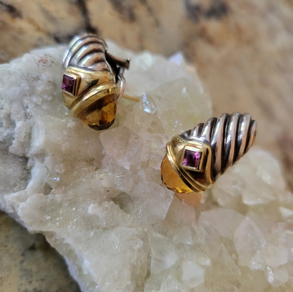 David yurman renaissance shrimp earrings - Picture 2 of 5